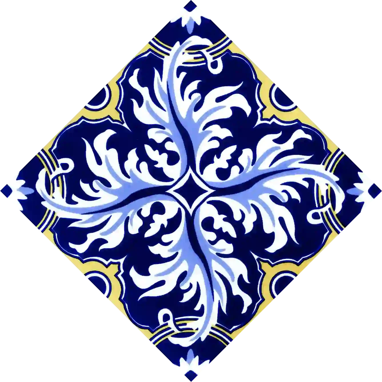 4 azulejo colonial casa antiga